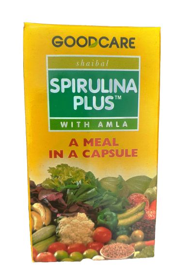 SPIRULINA PLUS with amla Goodcare, Спирулина Плюс с амлой ГудКейр, источник витаминов