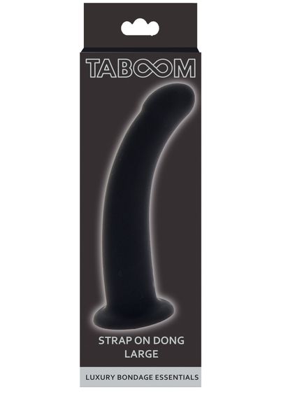 Фалоімітатор страпон Taboom Strap-On Dong Large чорного кольору, 16 см х 3.8 см | Зображення 3