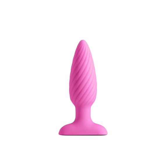 Анальна пробка з вібрацією NS Novelties INYA — Swirl — Pink Sex Aura