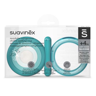 Прорезыватель Suavinex силиконовый с охлаждающим/мультицветом (401436) | Зображення 1