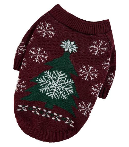 Светр в'язаний Ялинка марсала Y-352