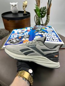 Чоловічі кросівки R2eebok Nano X3 Grey Black Orange (текстиль) весна / літо / осінь