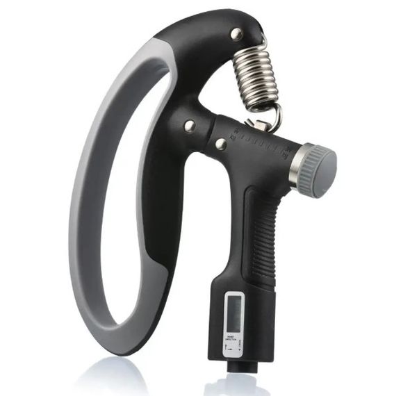 Еспандер кистьовий з лічильником PowerPlay PP-4403 з регульованим навантаженням 10-100 кг, Чорний (PP_4403_Black) | Зображення 2