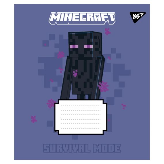 Зошит учнівський Minecraft Signs YES 767562 24 аркуши Різнокольоровий shop (4823092291592) | Зображення 3