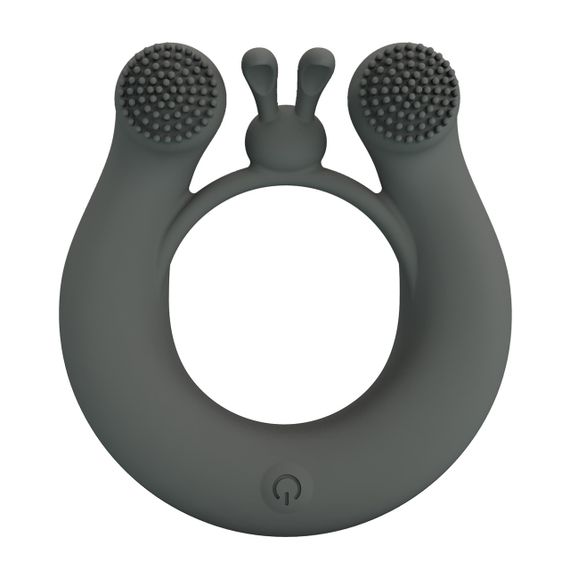 Ерекційне вібро кільце Pretty Love - Master Ring GREY, BI-210324-1 Sex Aura | Зображення 1