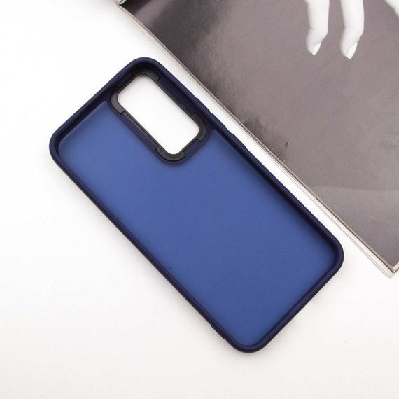 Чохол TPU+PC Lyon Frosted для Samsung Galaxy S24+ Navy Blue | Зображення 2