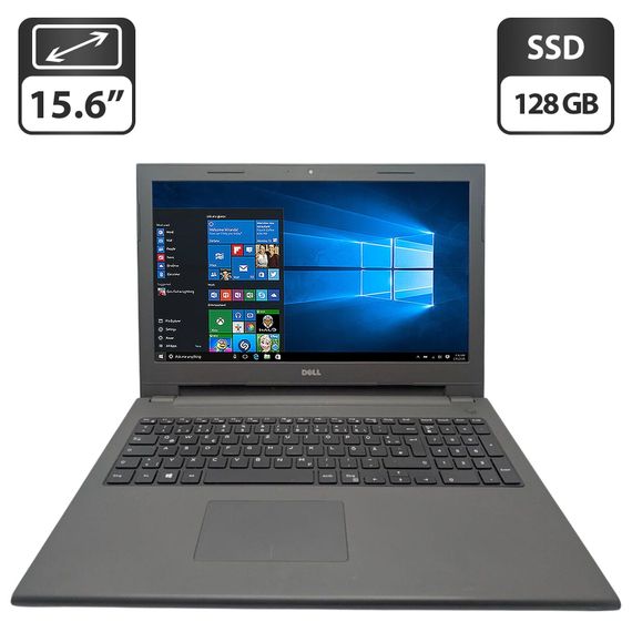 Ноутбук Dell Vostro 3546 / 15.6" (1366x768) TN / Intel Core i3-4005U (2 (4) ядра по 1.7 GHz) / 8 GB DDR3 / 128 GB SSD / Intel HD Graphics 4400 / WebCam / DVD-ROM б/у