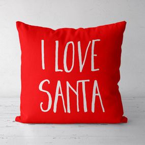 Подушка декоративная Soft I love Santa 45x45 см (45PST_23NG021)
