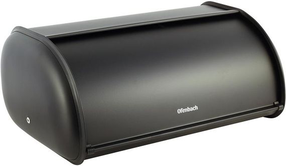 Хлібниця Ofenbach Breadbox 43.5х27х18см, нержавіюча сталь, чорний матовий