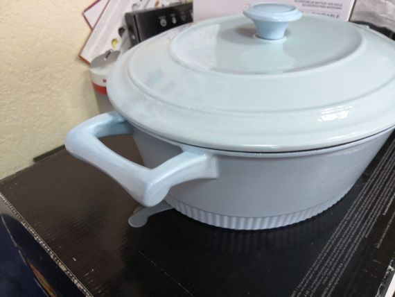 Кастрюля чугунная KitchenAid 5,7 литра гусятница KCTI60CRGB 8,4кг | Зображення 6