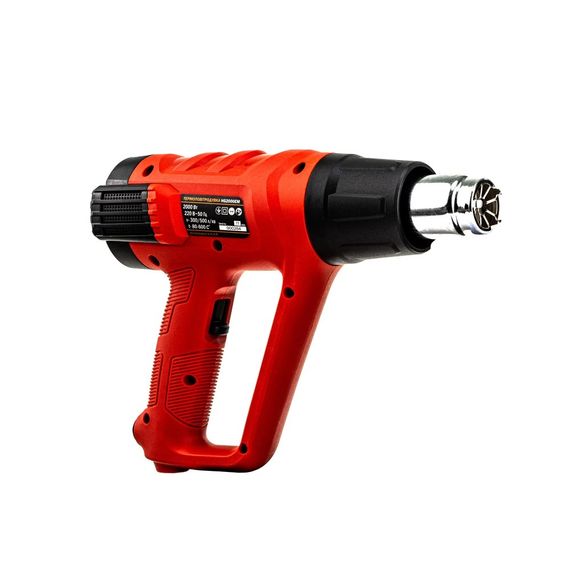 Фен технический GTM HG2000EM (2000 Вт, 50-600 ºC, 300/500 л/мин) | Зображення 2