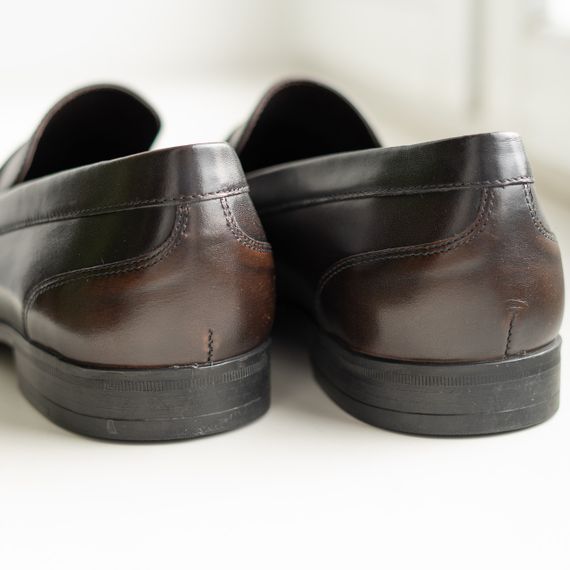 Качественные коричневые лоферы 41 размер | Зображення 3