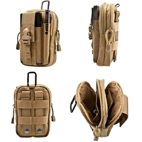 Сумка з кордури, система MOLLE. Колір: хакі | Зображення 4