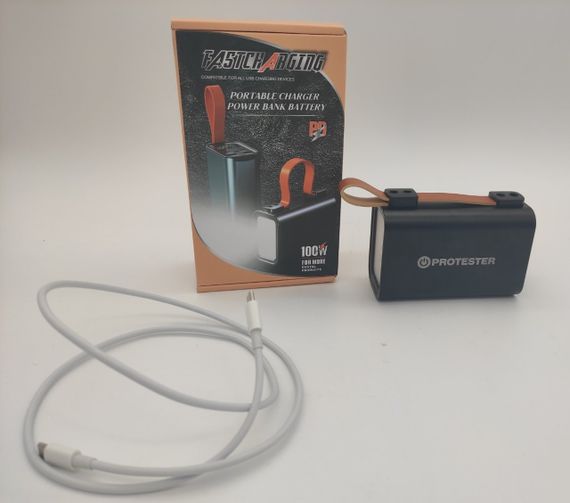 Повербанк для ноутбука Power bank 30000 mAh 100 Вт PROTESTER PRO-PD100W | Зображення 4
