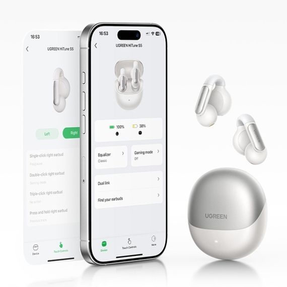 Навушники TWS UGREEN HiTune S5 Open Wearable (WS210) Білі | Зображення 5