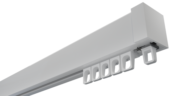 Карниз для штор стельовий Arin Білий посилений 275 див.