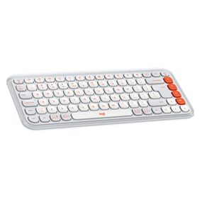 Клавиатура Logitech POP Icon Keys Bluetooth UA Off-White (920-013072)