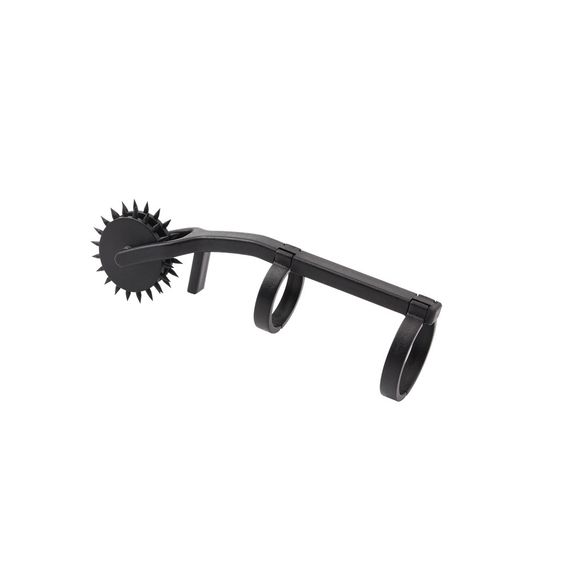 Колесо Вартенберга на палець Chisa Sins Double Thorn Finger, чорне Sex Aura | Зображення 2