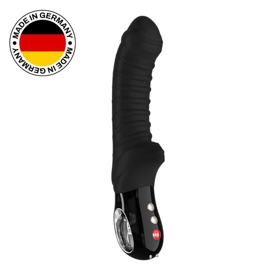 Вибратор для точки G Fun Factory TIGER black, ребристый, подходит для анальной стимуляции | Зображення 5