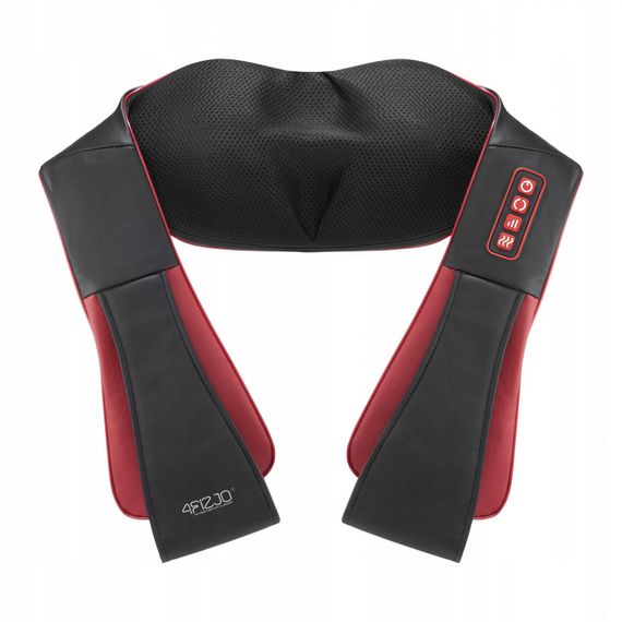 Накидка-масажер 4FIZJO Shiatsu Pro+ для шиї та спини 4FJ0565 Black/Red (P-5907739319074) | Зображення 3