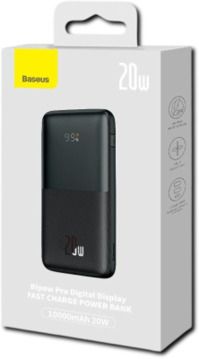 Універсальна мобільна батарея Baseus PPBD040101 Display Fast Charge Power Bank 10000mAh 20W (32373-01_1045) | Зображення 2