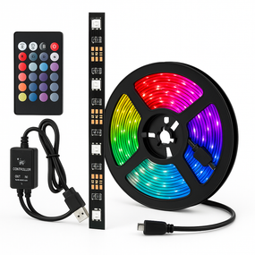Світлодіодна стрічка для комерційних приміщень SMD 5050 RGB LED 2 м, Led 5050 rgb комплект TW-66