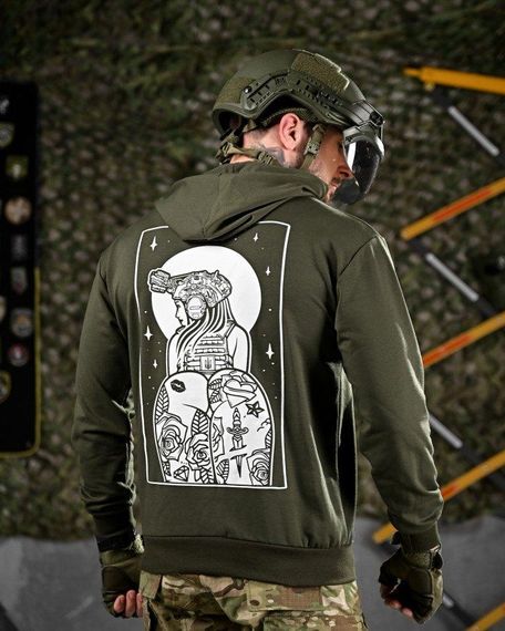 Тактична худі MAKLIN Girl олива ДЛ7048 | Зображення 1