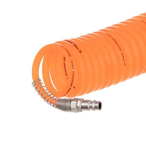 Шланг спіральний з швидкороз'ємним з'єднанням, 20 м INTERTOOL PT-1705 | Зображення 1