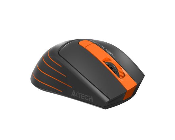 Миша комп'ютерна безпровідна A4Tech Fstyler FG30S Wireless Orange помаранчева | Зображення 4