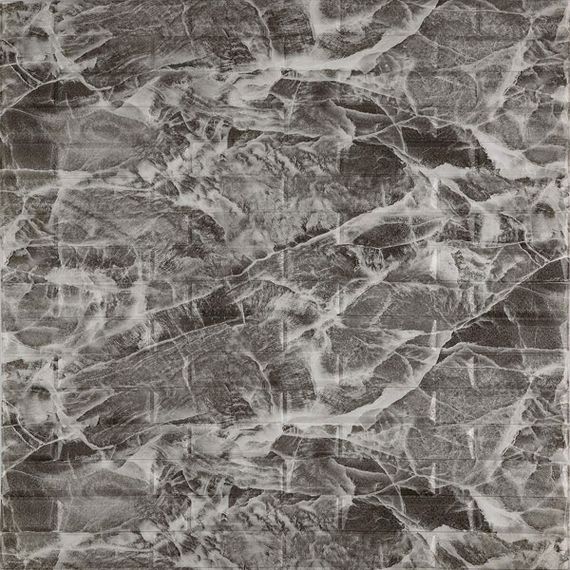 3D панель самоклеюча кладка 700х770х7мм Чорна-біла (330) SW-00000674