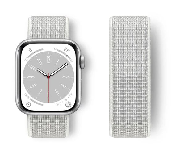 Нейлоновий ремінець Primo для Apple Watch 42mm / 44mm / 45mm / 46mm - White | Зображення 3