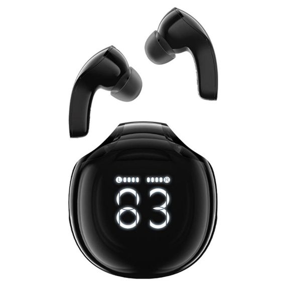 Бездротові навушники ACEFAST T9 Crystal (Air) color bluetooth earbuds Obsidian Black