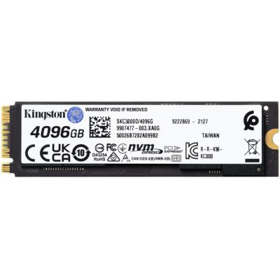 Накопитель SSD M.2 2280 4TB Kingston (SKC3000D/4096G) (SKC3000D/4096G) | Зображення 2