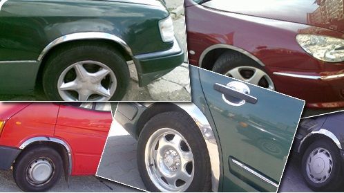 Накладки на арки (4 шт, нерж) 1 двері для Peugeot Bipper 2008-2024 рр | Зображення 6