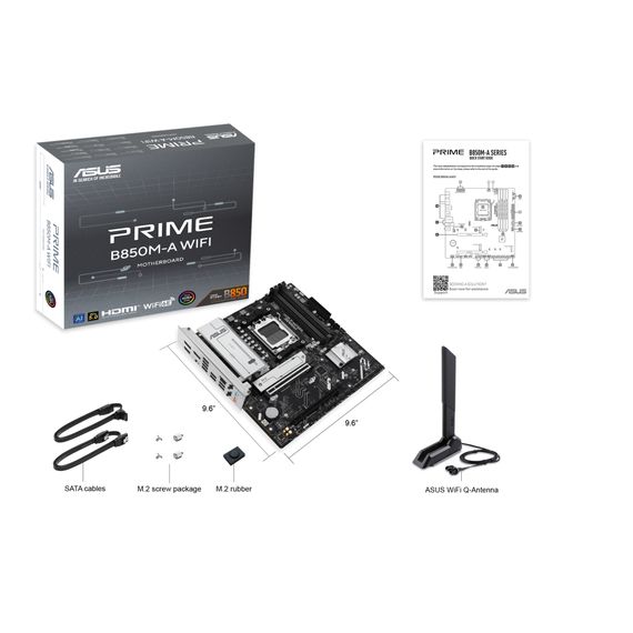 Материнська плата ASUS PRIME B850M-A WIFI | Зображення 6