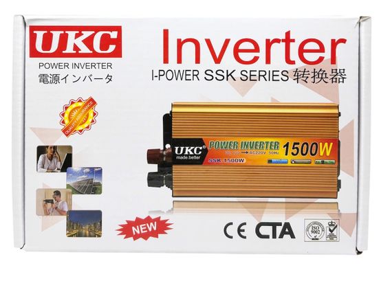 Інвертор потужний апроксимована синусоїда перетворювач напруги UKC 1500 W 12V-220V | Зображення 6
