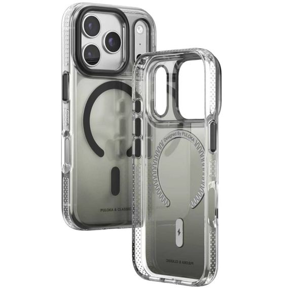 Чохол TPU+PC Puloka Resplendent with Magnetic Fit для Apple iPhone 17 Pro / 18 Pro (6.3") Black | Зображення 1