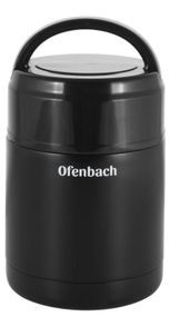 Термос харчовий Ofenbach 800мл із нержавіючої сталі, чорний