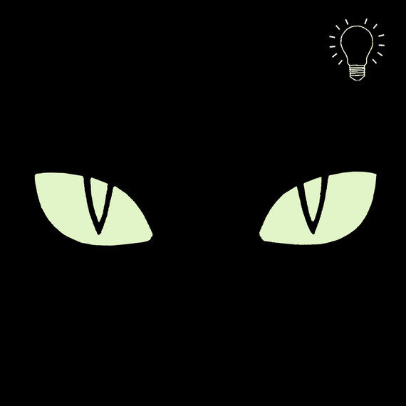 Патч Camotec Очі кота (2.5*8) Чорний/Люмін (9273) | Зображення 2