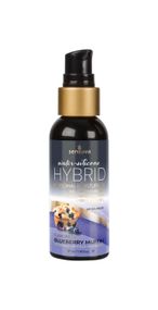 Смазка водно-силиконовая Sensuva Hybrid Blueberry Muffin 57 мл без сахара, можно для оральных ласк