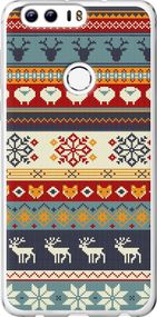 Чехол на Huawei Honor 8 Рождественский орнамент "3303u-351-17620"