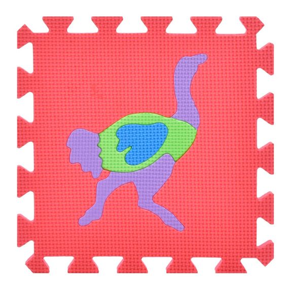 Детский коврик Мозаика "Животные" M 0376-1, 10 деталей, EVA, 30х30 см | Зображення 4