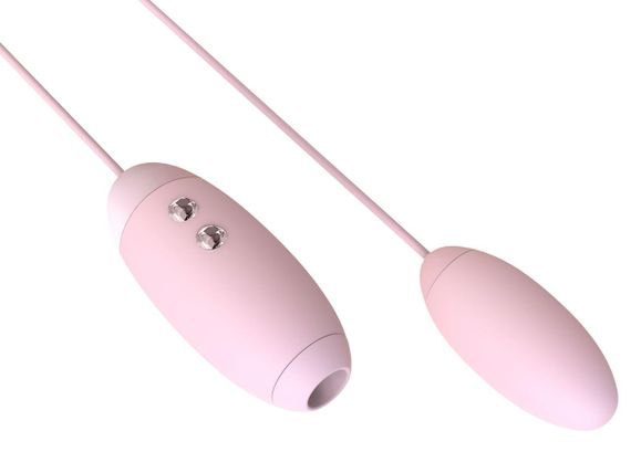 Вакуумний стимулятор з віброяйцем 2-в-1 KissToy Miss VV Pink — подвійна насолода в одному пристрої | Зображення 2