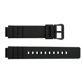Ремінець для годинника Skmei 2108 All Black чорний полімерний браслет для спортивних моделей