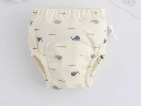 Тренувальні трусики, бавовняні багаторазові підгузники для привчання до горщика, принт Кит 110 розмір