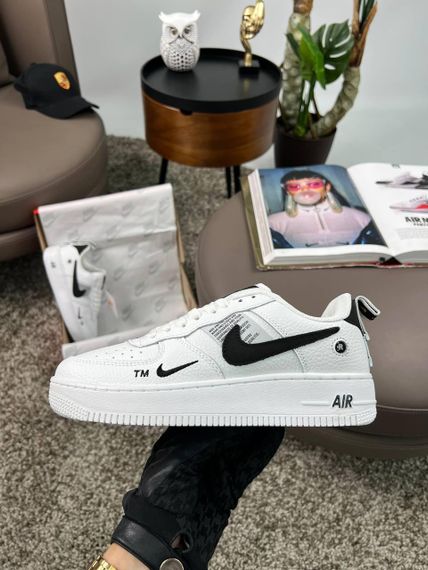 Кросівки Air Force 1 07’ LV8 Utility White Black , В'єтнам 36 23 | Зображення 6