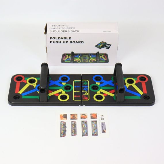 Платформа для віджимань 14в1, Foldable Push Up Board / Тренажер для рук / Універсальні упори для різних груп м'язів | Зображення 9