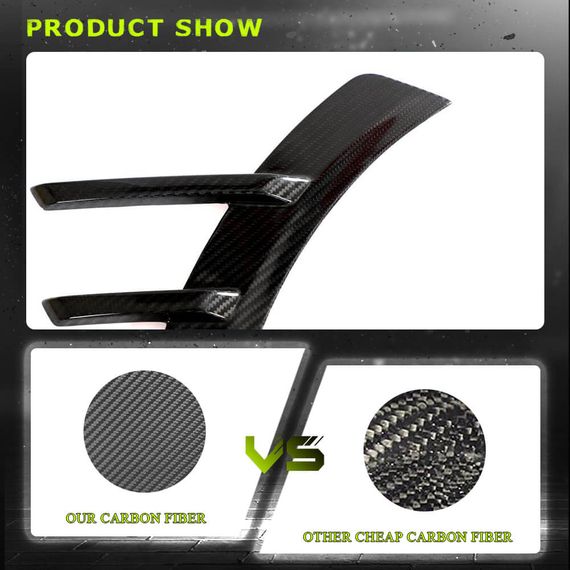 Аеродинамічні накладки на задній бампер Carbon Fiber V4 (для G87) для BMW 2 серія G42 2021- рр | Зображення 3