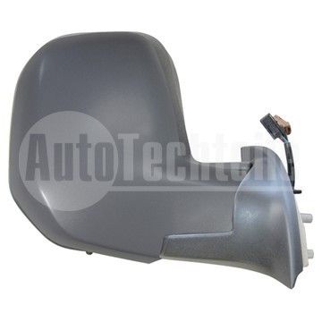 Зеркало правое (эл. с подогревом) Citroen Berlingo 08-12/ Peugeot Partner 08-12 (под покраску), AutoTechteile, 503 0004, 9240998