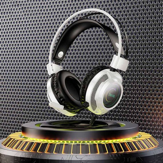 Накладные наушники Hoco W110 Resource (USB+3.5mm/2m) | Зображення 3